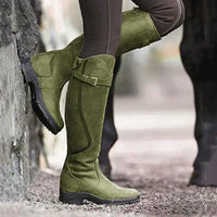 Wasserdichte Reitstiefel für Damen - Komfort & Stil-Grün-36-Luzern Mode